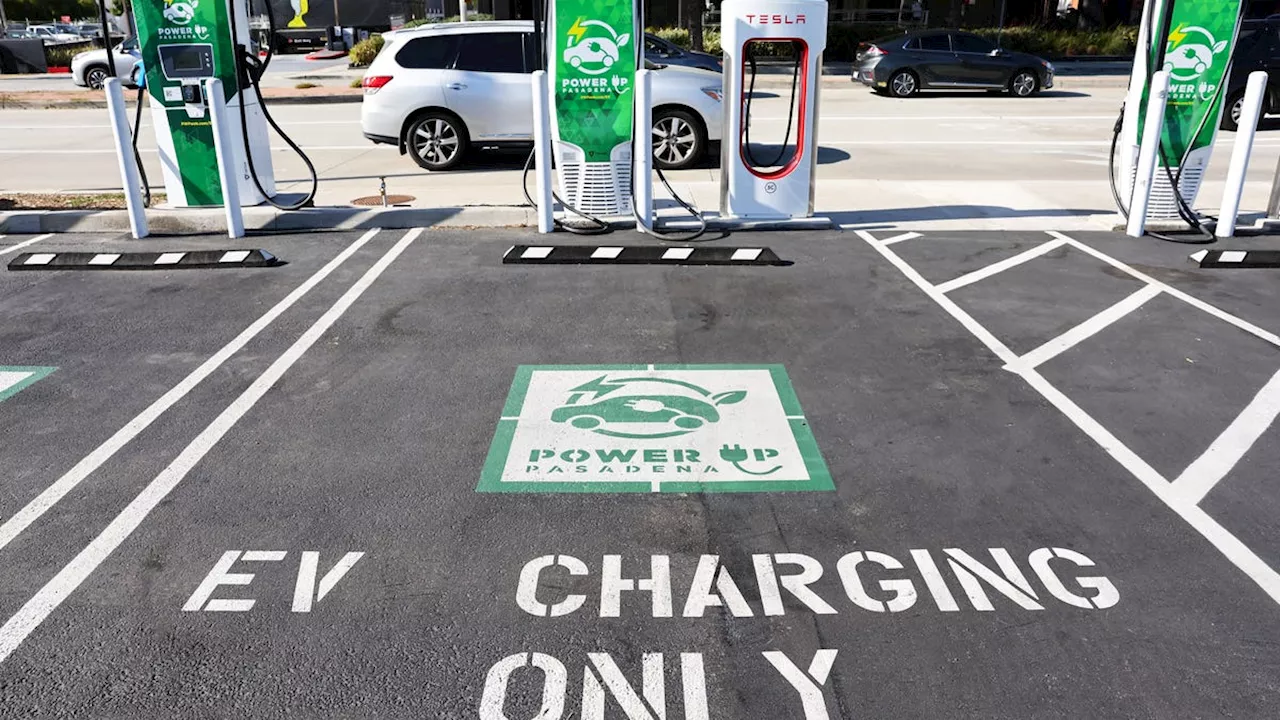 Electric Vehicle Fast Chargers Are Catching Up to Gas Stations in California