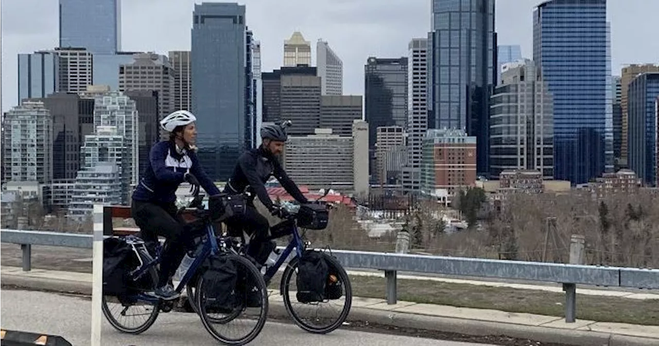 Cyclists ride across Canada to raise money to support reforestation