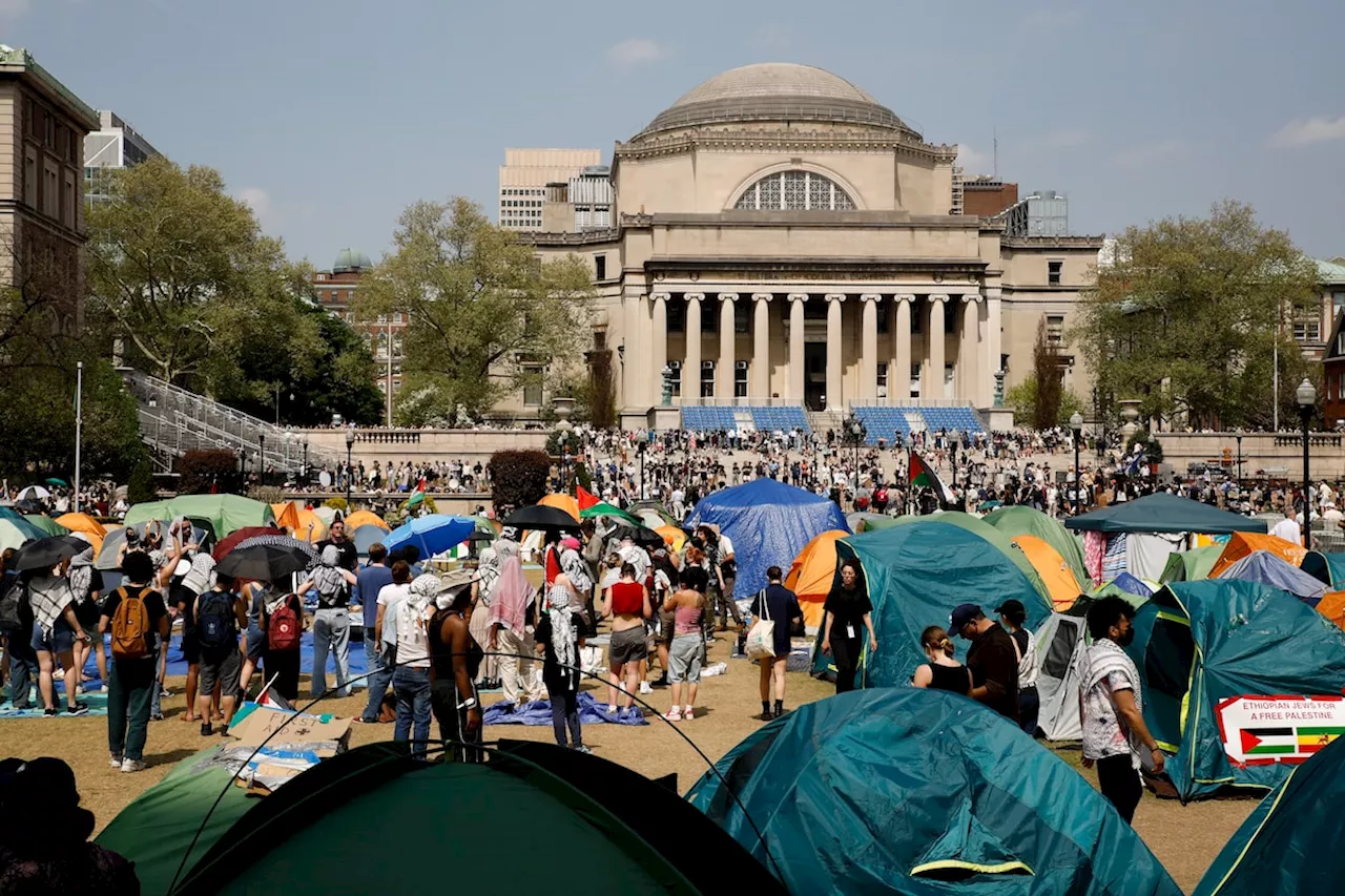 Columbia University tells Israel-Hamas war protesters to clear encampment or face suspension