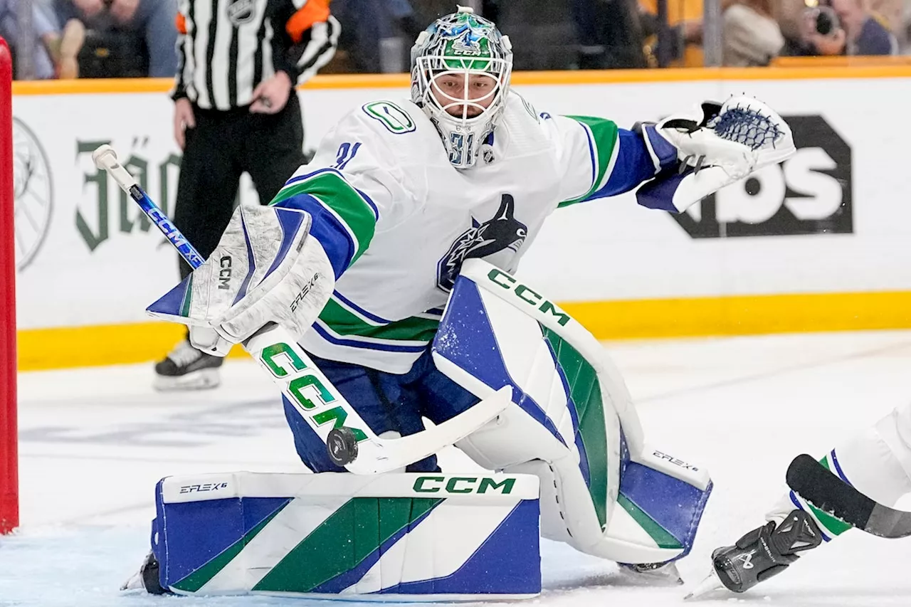 Goaltending depth has Vancouver Canucks one win away from advancing in the playoffs