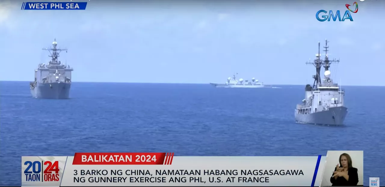 Balikatan Day 3: Chinese ships shadow PH, US and French flotilla in WPS