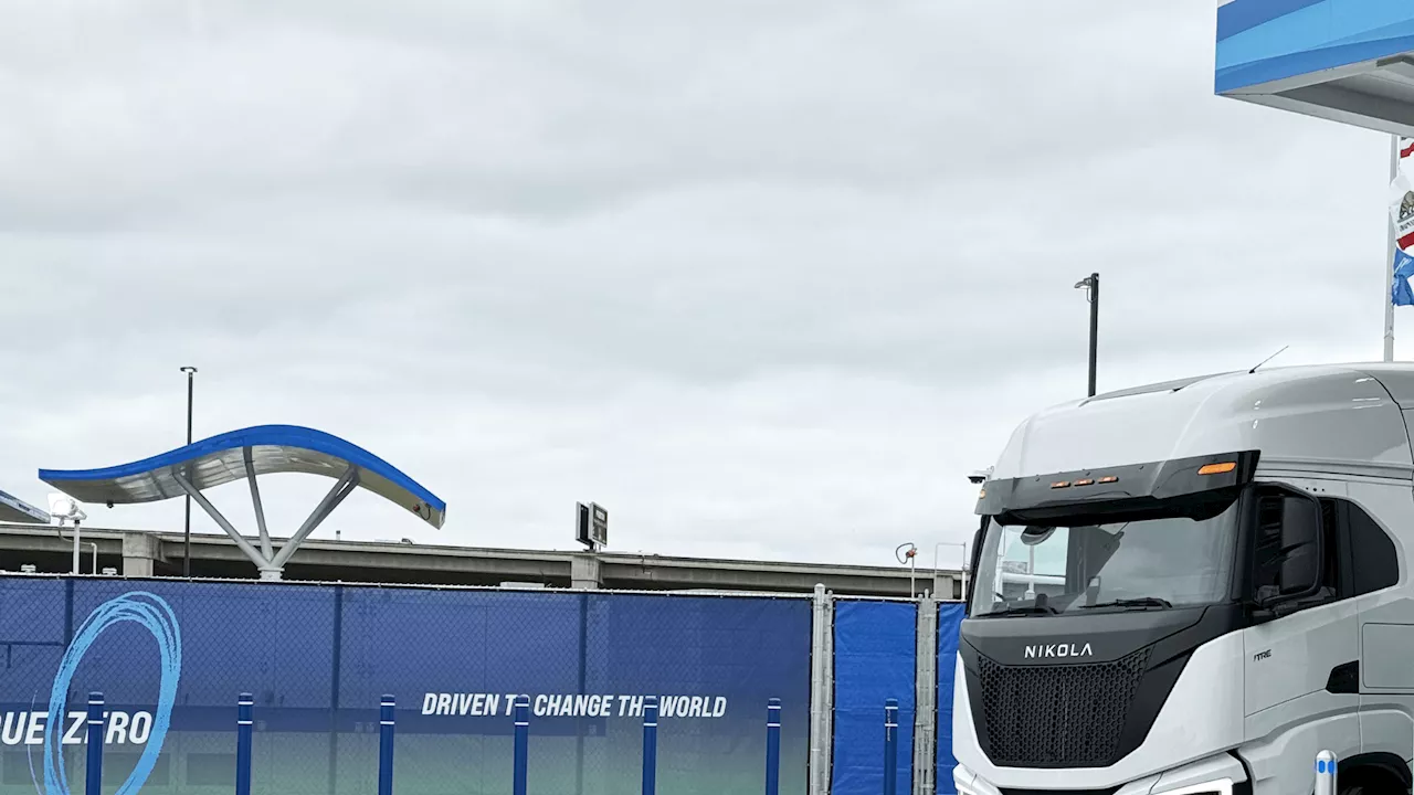 World’s first hydrogen fuel station for trucks opens in Oakland