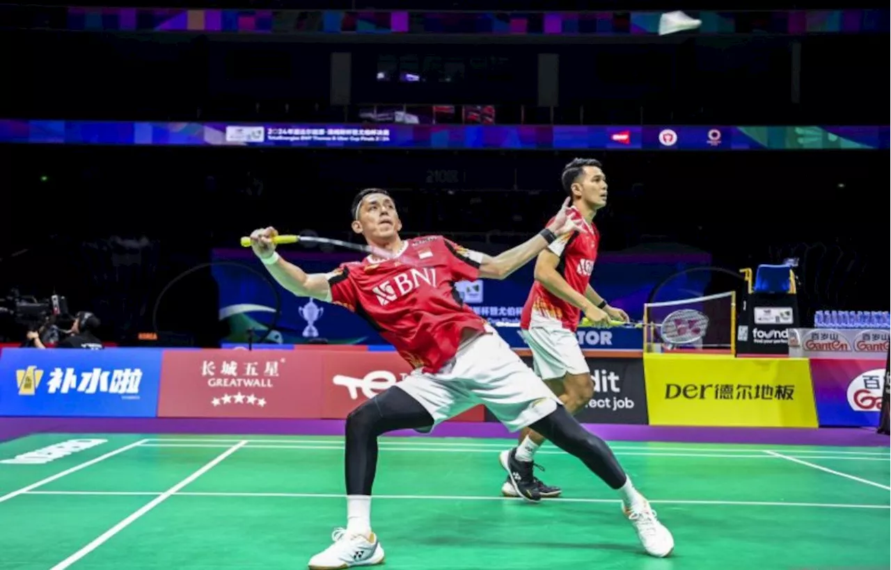 Meski Fajar/Rian Tumbang, Indonesia Tembus Perempat Final Thomas Cup 2024