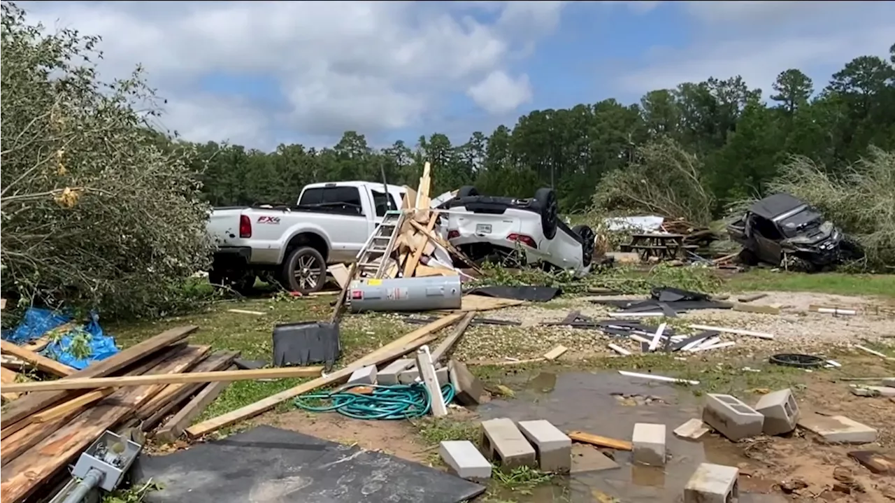 EF-1 tornado struck Rock Creek subdivision in Trinity County, National Weather Service says