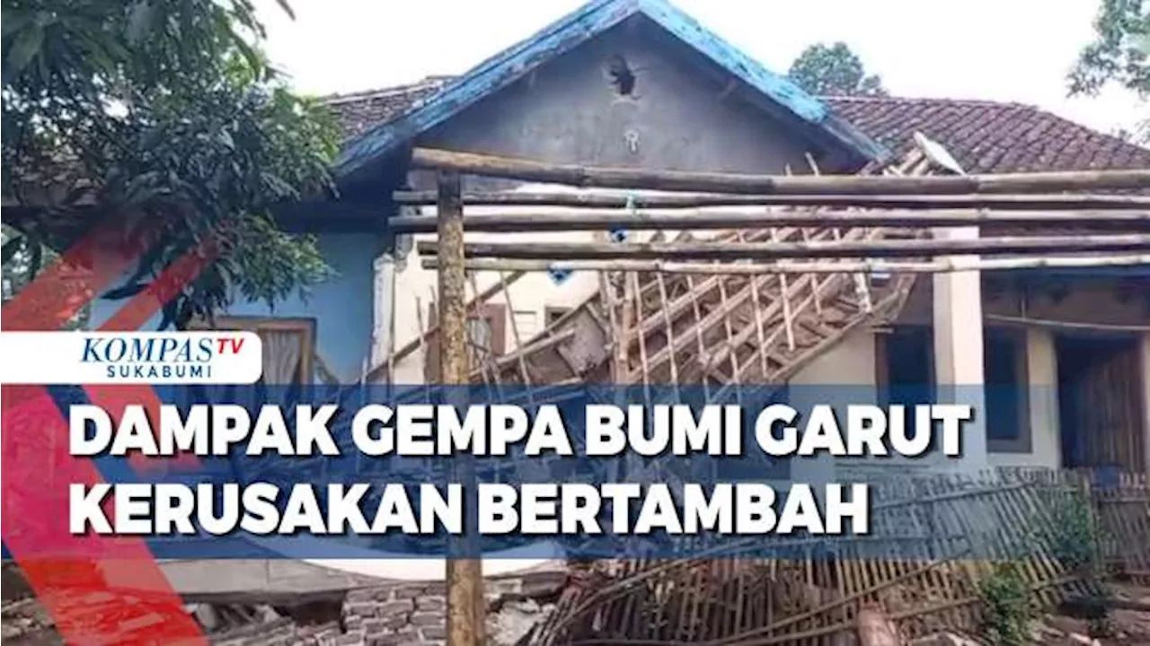 Dampak Gempa Bumi Garut Kerusakan Bertambah Menjadi 52 Rumah