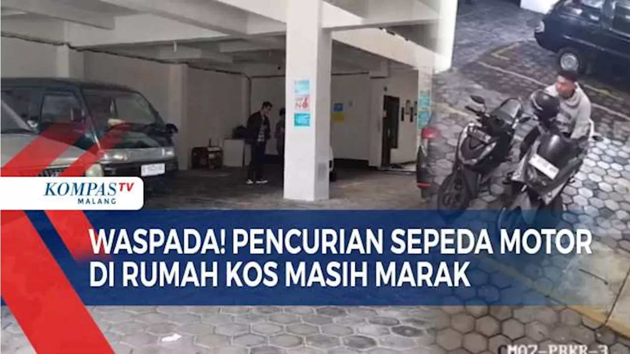 Pura-Pura Jadi Penghuni Kos, Pria Ini Curi Sepeda Motor!