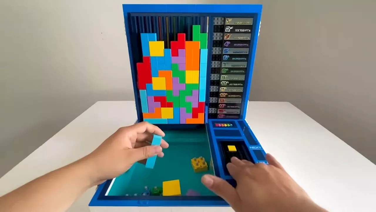 New Fan-Made Set Lets You Play Tetris With Lego Bricks