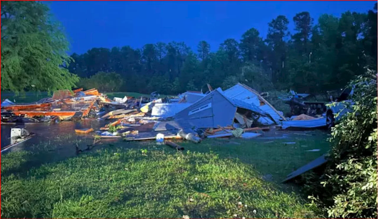 Confirmed tornado injures 22-year Conroe Police Lieutenant, wife in Trinity County