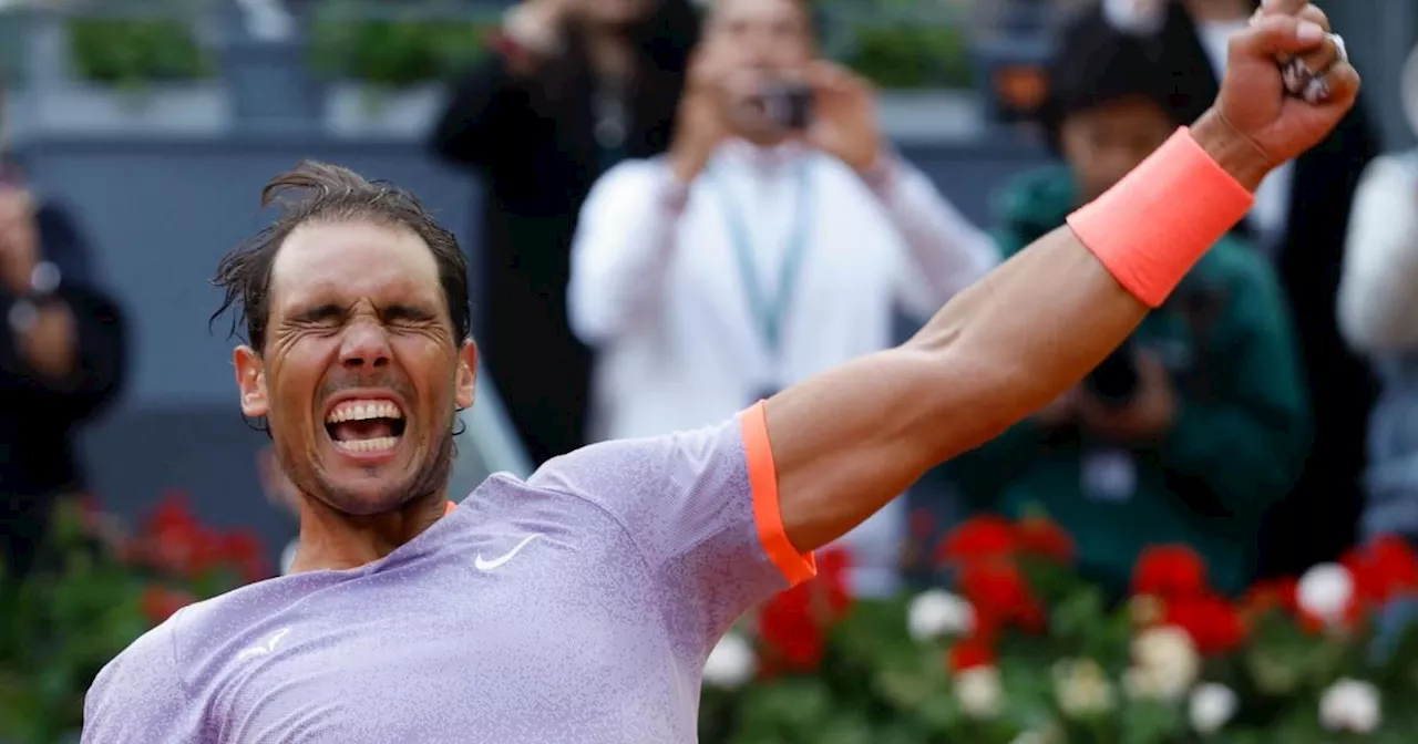 Tennis-Star Rafael Nadal kämpfte sich ins Achtelfinale von Madrid