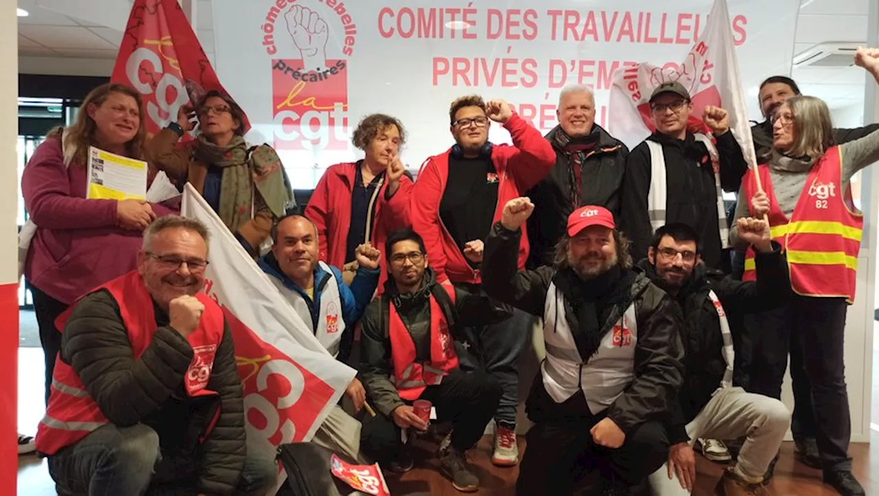 Réforme de l’assurance chômage : la CGT occupe une agence de France Travail à Montauban