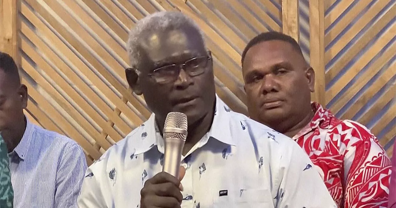 Solomon Islands' pro-China prime minister to give up post in wake of elections