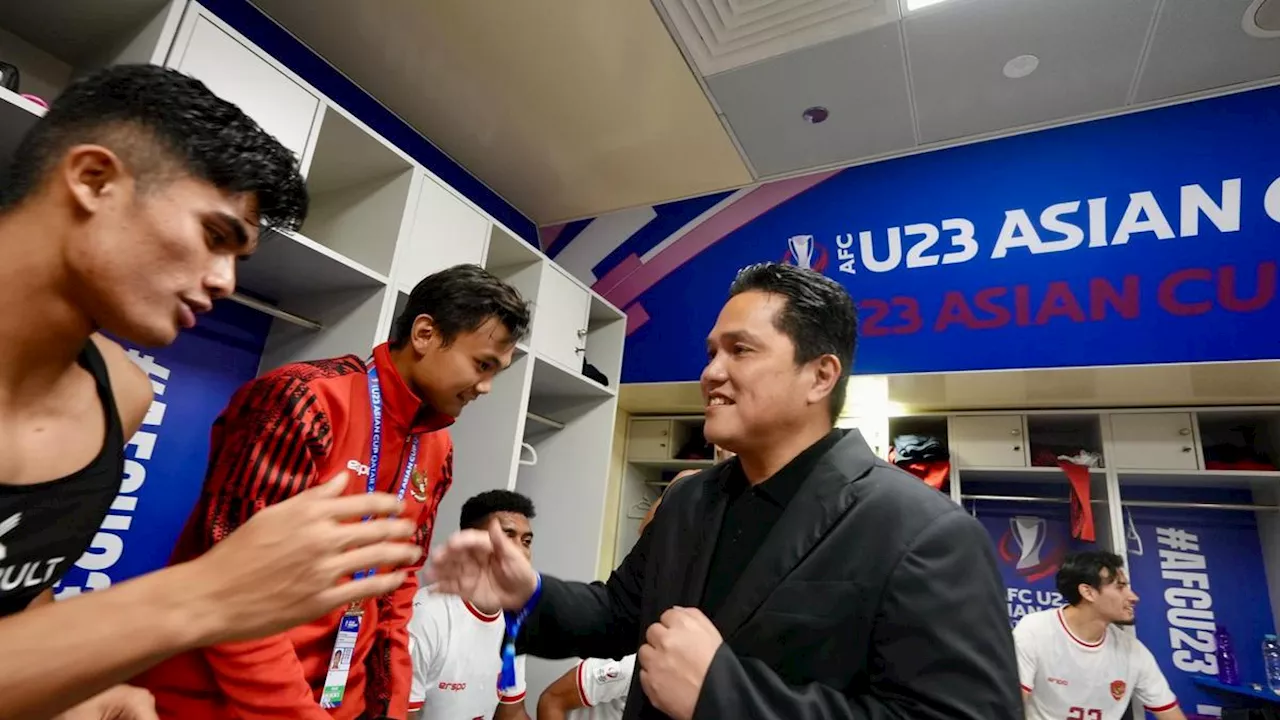 Jelang Lawan Uzbekistan di Semifinal Piala Asia U-23, Erick Thohir: Mohon Doa agar Garuda Muda Bisa Membuat Indonesia Bangga