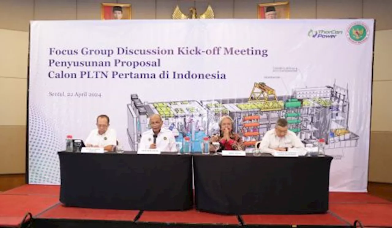 Dewan Energi Nasional dan PT ThorCon Power Indonesia Gelar FGD Penyusunan Proposal PLTN Pertama di Indonesia