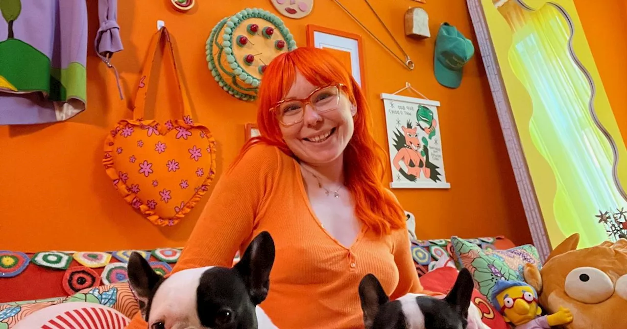 'I'm obsessed with the colour orange - I even live in an orange flat'