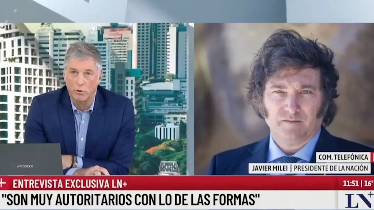 Javier Milei enfureció en el programa de Horacio Cabak cuando le preguntaron por sus 'formas'