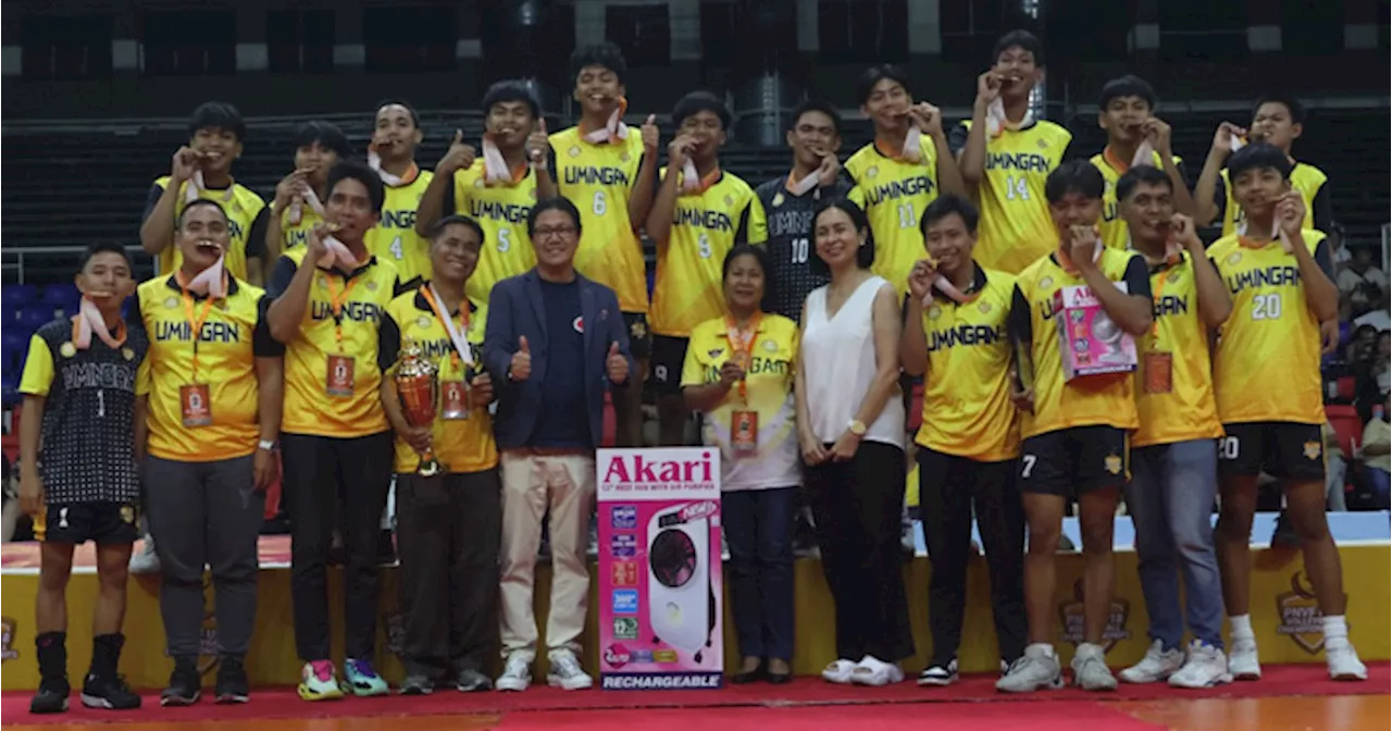 Math teacher coaches Umingan to boys’ crown in PNVF U18 tilt