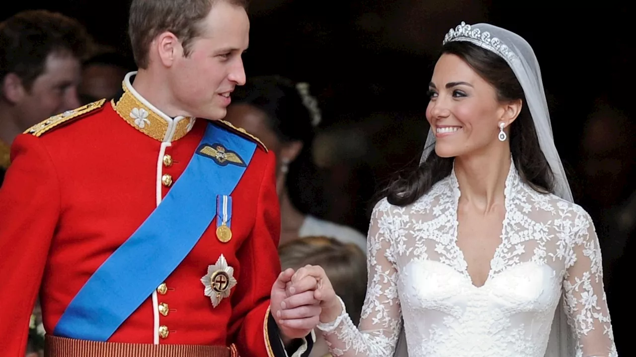 Britischer Palast erinnert an Kate und Williams Hochzeitstag