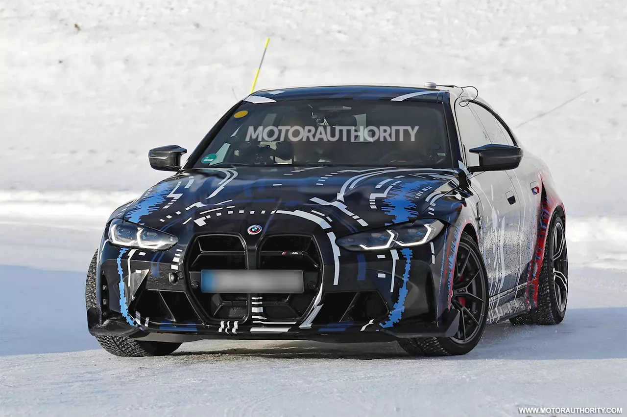 BMW M spied testing quad-motor electric powertrain