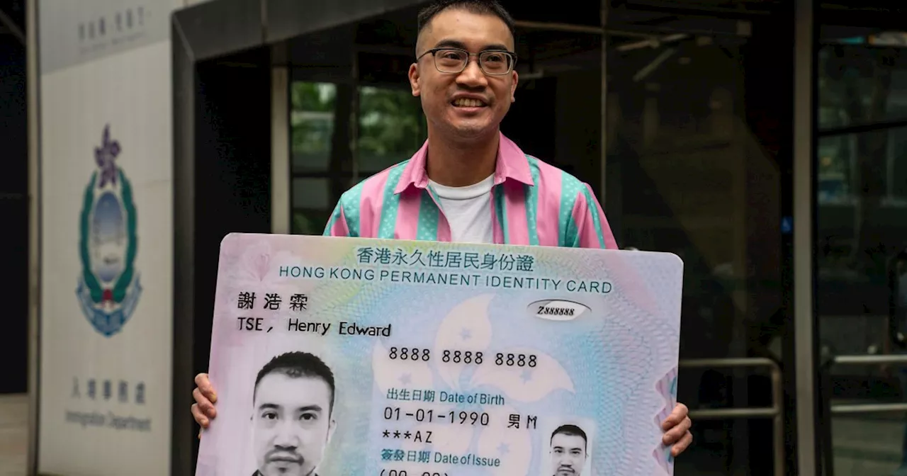 Hong Kong transgender activist gets ID card reflecting gender change after yearslong legal battle