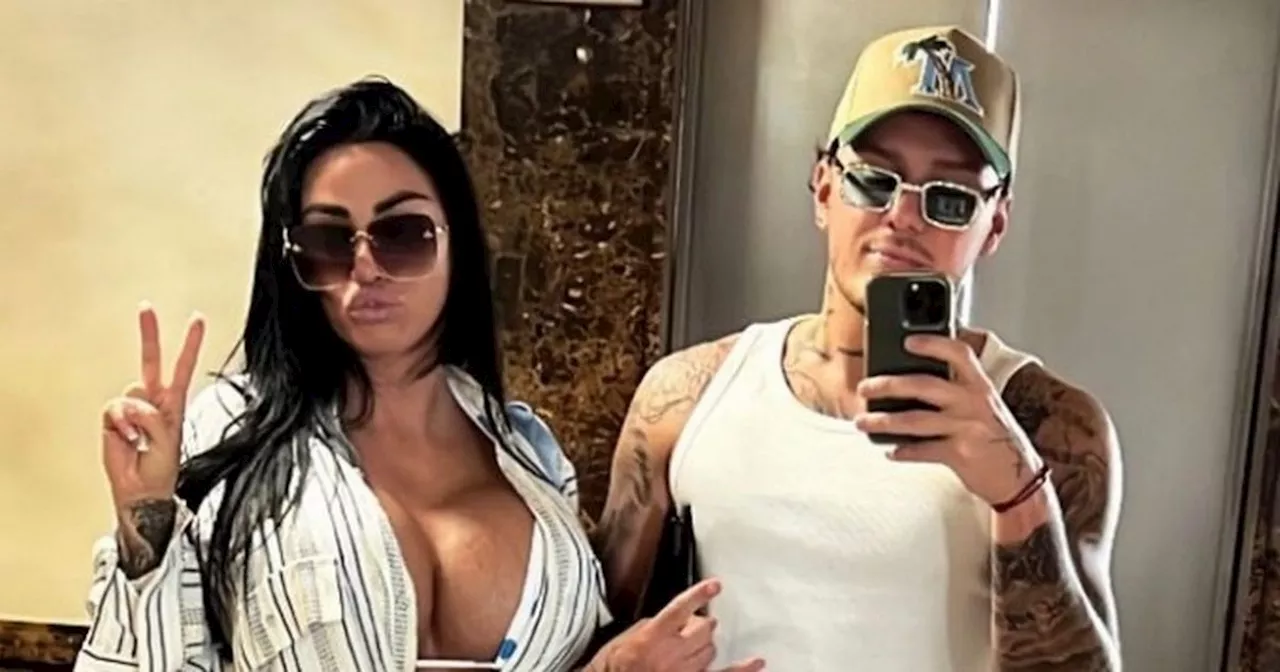 Katie Price poses in bikini and hits gym with MAFS star JJ Slater during holiday