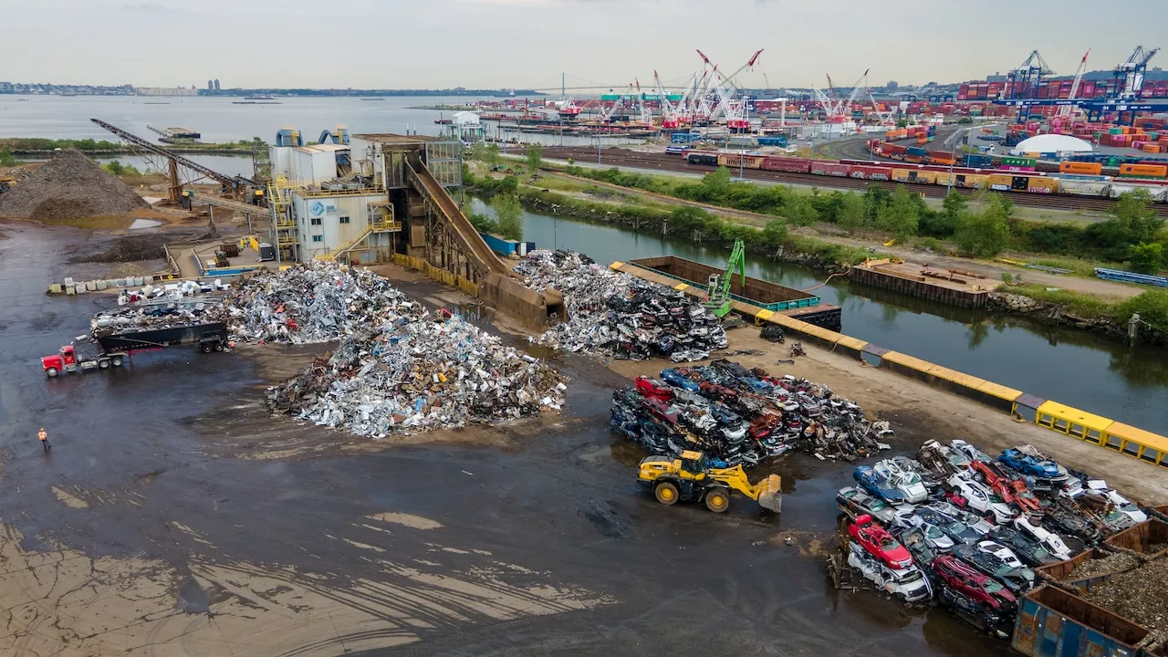 A heaping, scrap metal mess: Port Liberté residents sue neighbor Sims Metal over noise, health issues