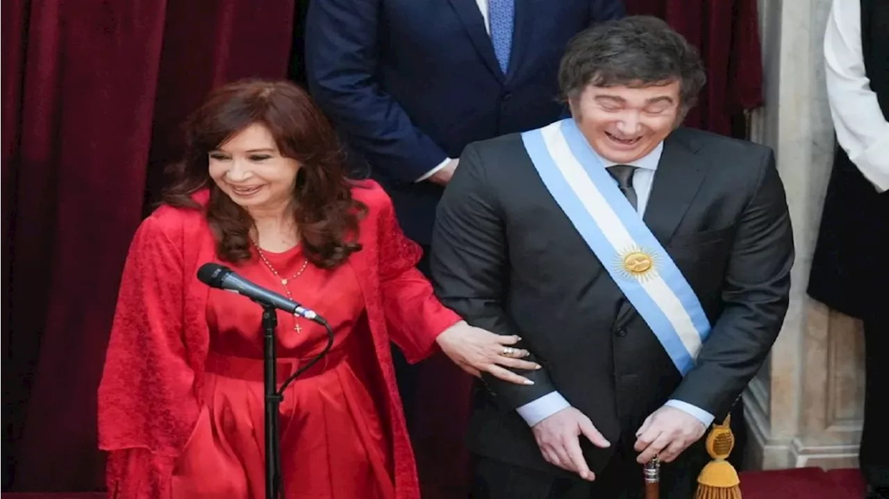 Javier Milei concretó su primer enfrentamiento público contra Cristina Kirchner