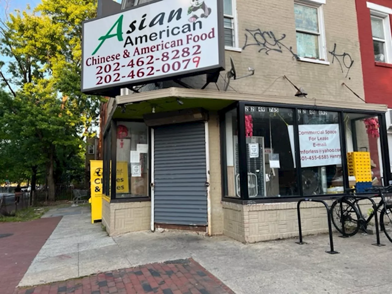 Asian American and Chinese & American Food space for lease