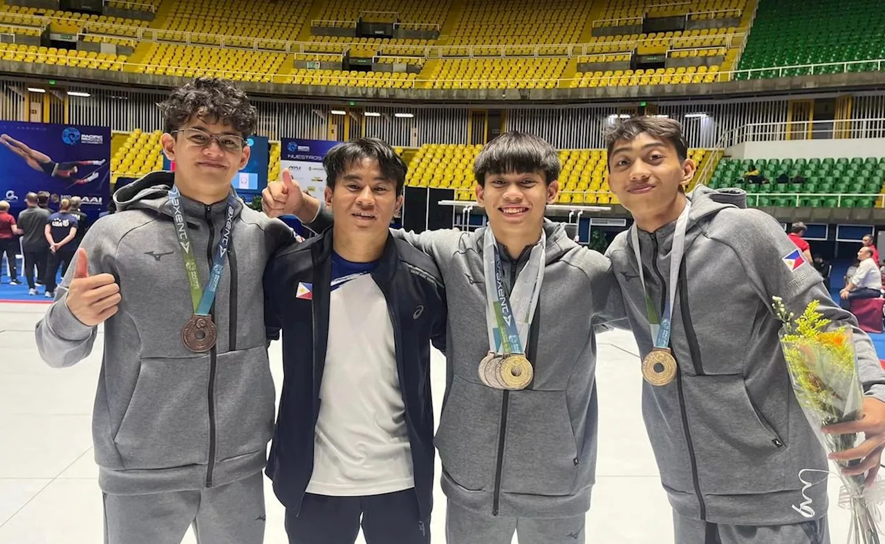 Eldrew Yulo bags 2 golds, 3 silvers in Pacific Rim Championships as PH nets 8 medals