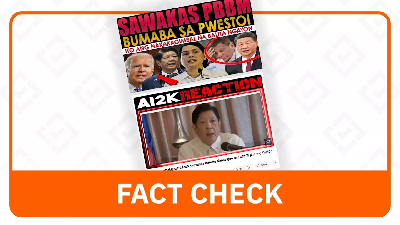 FACT CHECK: Marcos is still president