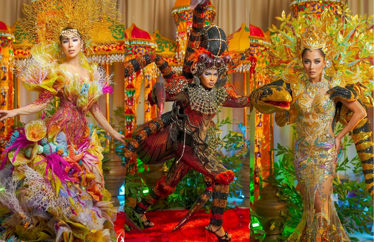 LOOK: These are the Top 3 National Costume for Miss Universe PH 2024