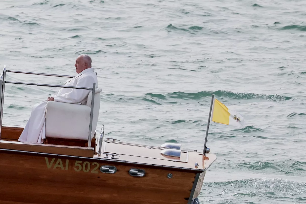 Pope Francis visits Venice, says his work isn’t easy