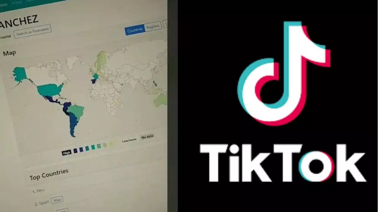 ¿Cómo buscar apellidos en el mapa.nuevo trend de Tik Tok? Aquí te decimos