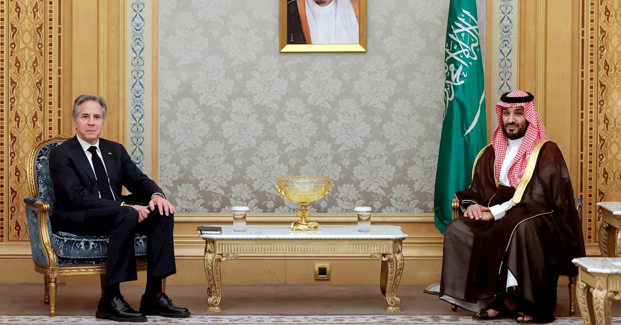 Blinken, Saudi crown prince discuss achieving peace, security in Gaza, US says