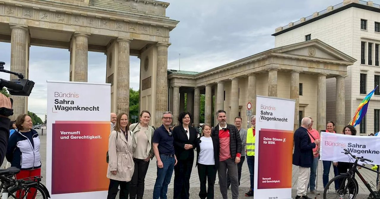 Wagenknecht-Partei wirbt mit Radtour über NRW nach Brüssel um Wählerstimmen