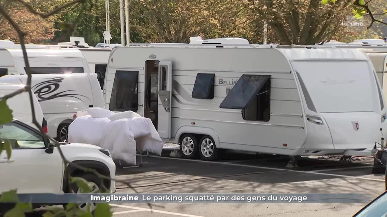 Braine-l’Alleud : des gens du voyage installés sur le parking d’un cinéma