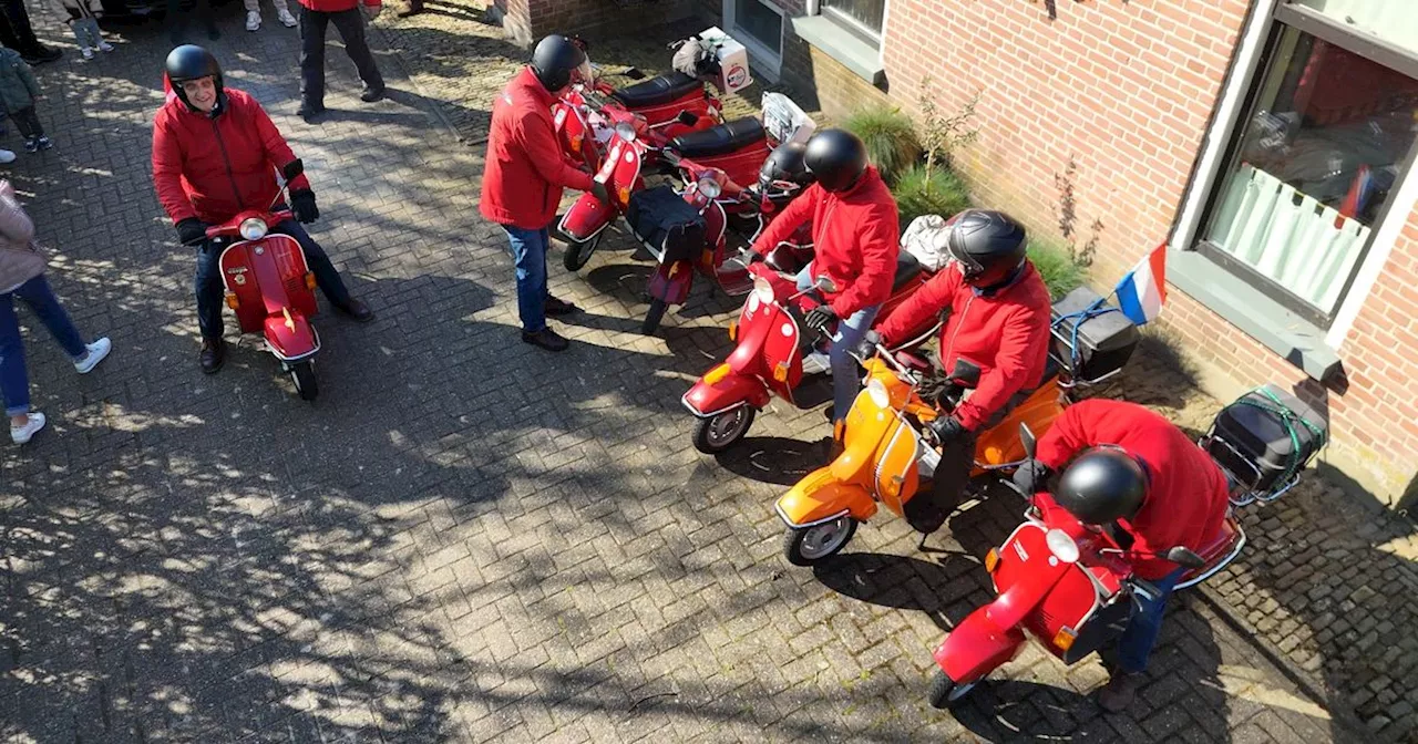 Jan Coeling (80) stapt voor 20ste keer op Vespa voor rondreis met vrienden