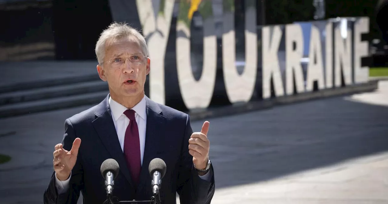 NATO's chief chides alliance countries for not being quicker to help Ukraine against Russia