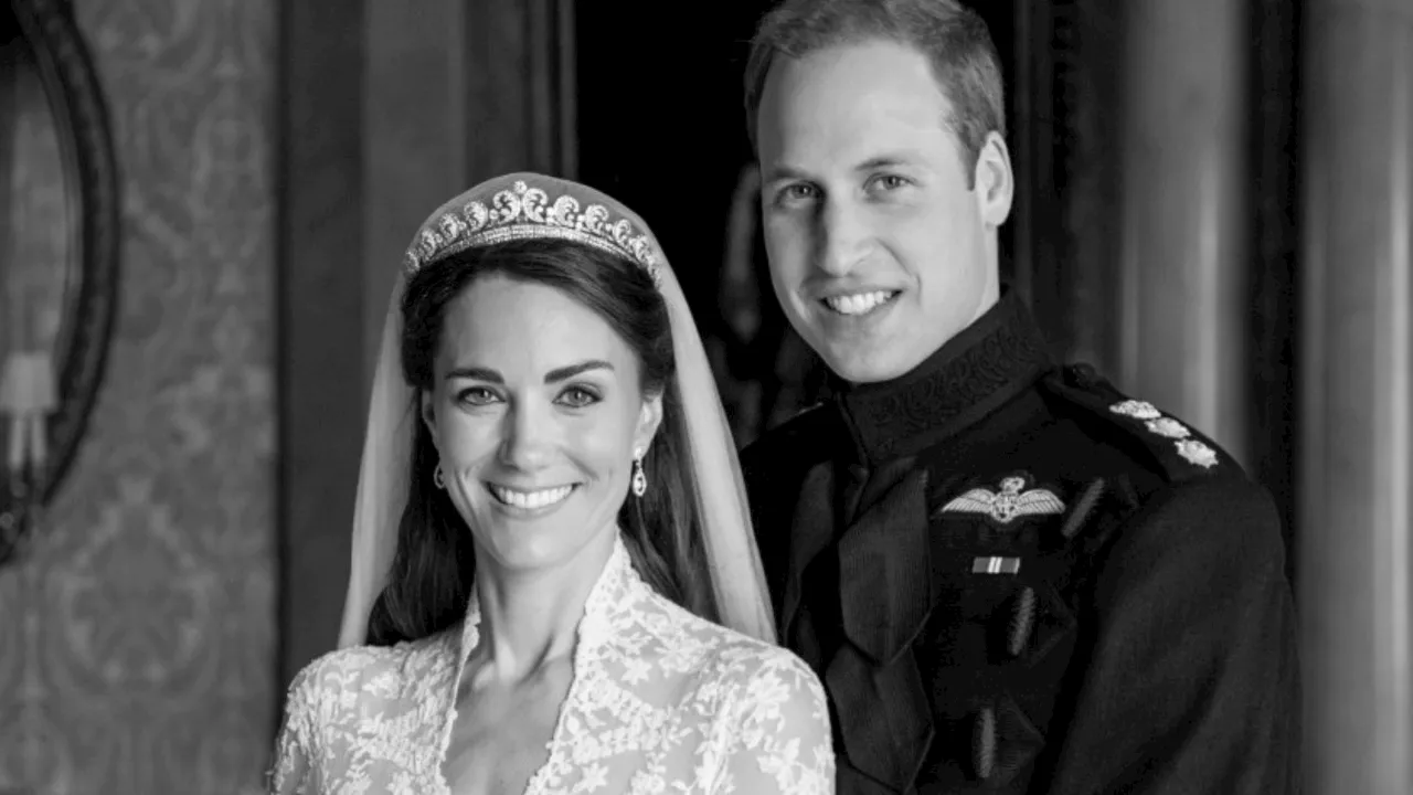 William and Kate share previously unreleased wedding photo