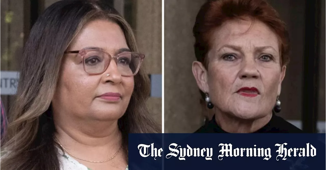 ‘The ultimate racist slur’: Faruqi pursues Hanson in court over tweet