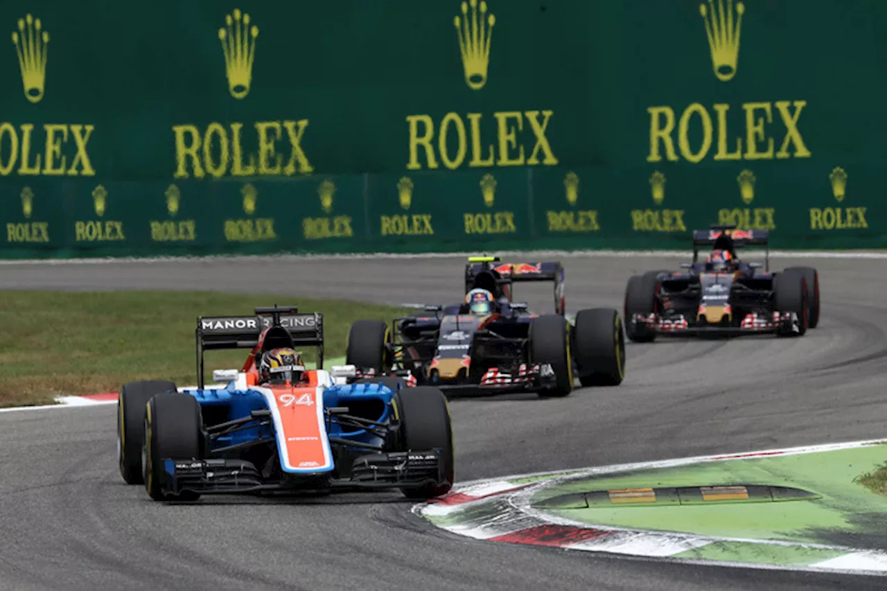 Pascal Wehrlein (Manor) in Monza: Anhalten! Anhalten!