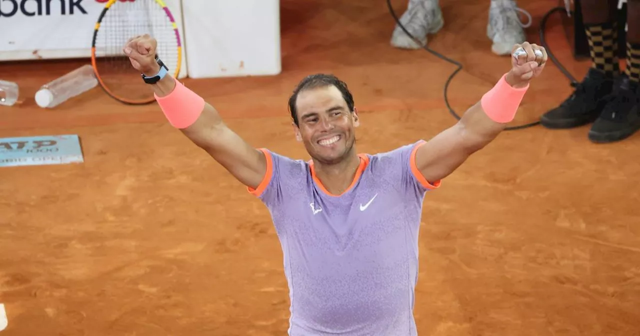 Sieger Nadal mit erstem Satzverlust in Madrid