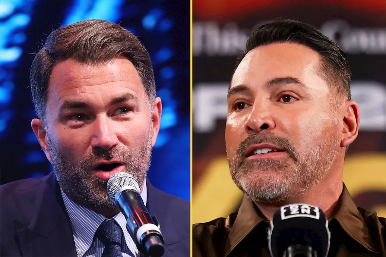 – Eddie Hearn compares Oscar De La Hoya relationship to Eminem song as he explains soc...