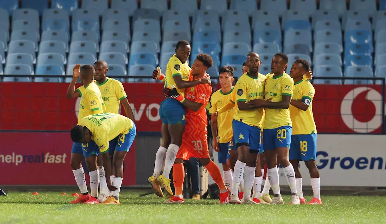 Sundowns one win from the title after routing Rockets