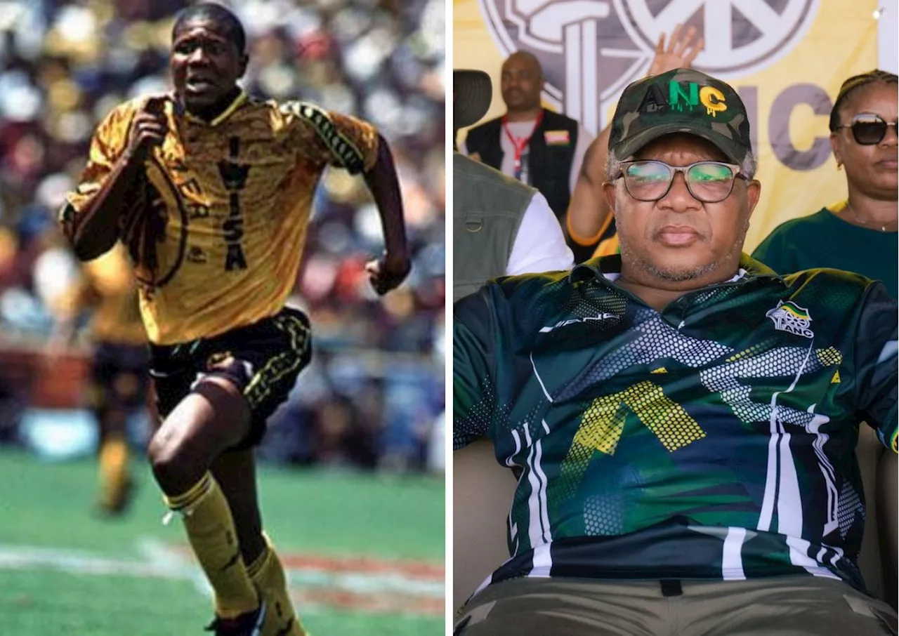 Was Fikile Mbalula once a Kaizer Chiefs player? [photo]