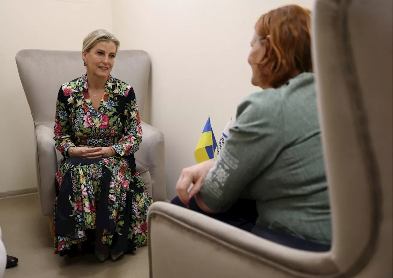 Duchess of Edinburgh first royal to visit Ukraine since Russian invasion as she meets President Zelensky...