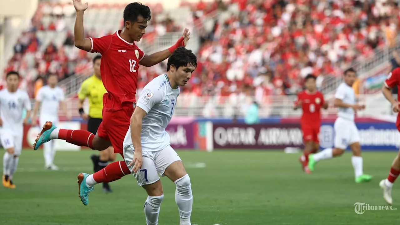 Dikalahkan Uzbekistan, Rekor Kinclong Timnas Indonesia di Abdullah bin Khalifa Stadium Ambyar