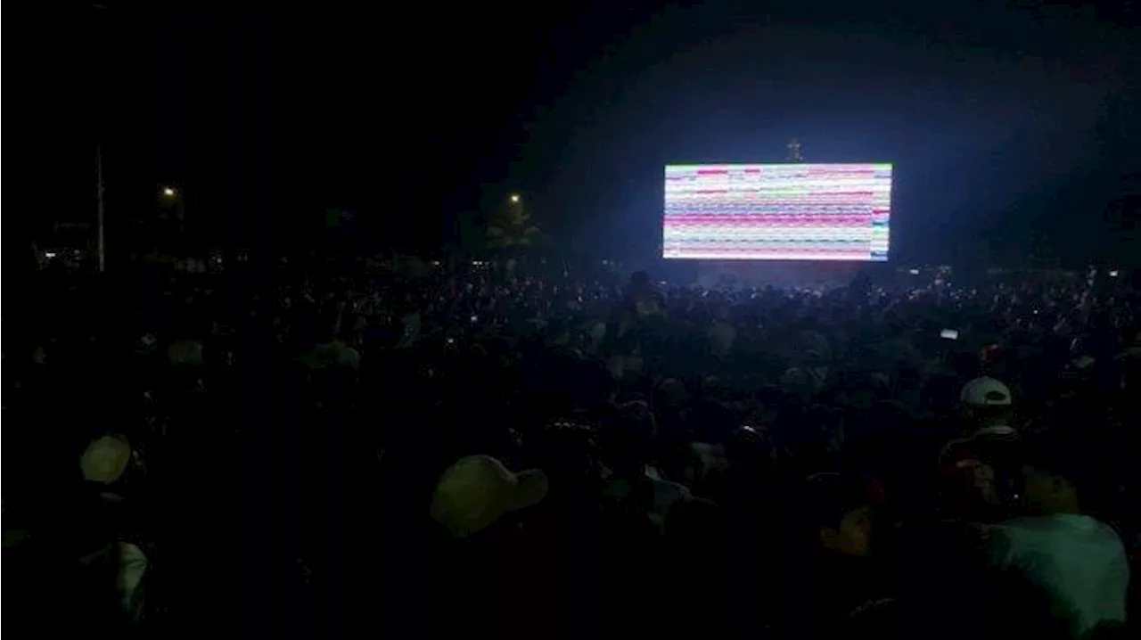 Ribuan Orang Gagal Nobar Timnas Indonesia U-23 di Tigaraksa, Aksi Lempar Botol Tak Terhindarkan