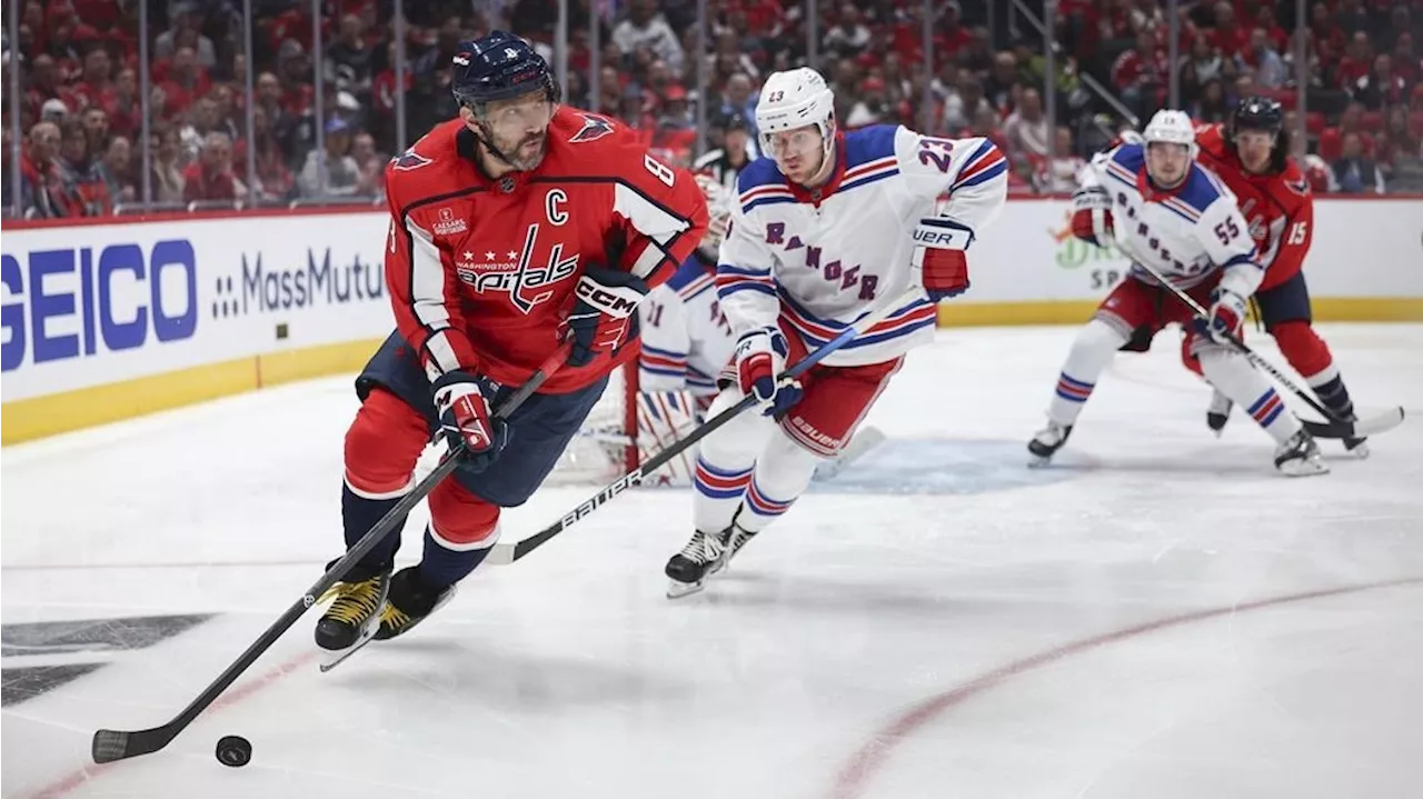 Capitals' Ovechkin finishes with no points in an NHL playoff series for the first time