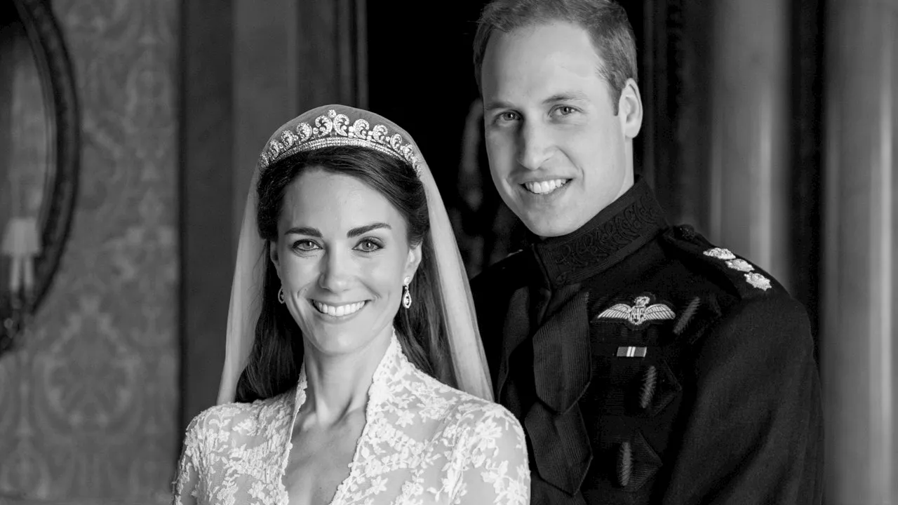 Kate Middleton and Prince William Share a Never-Before-Seen Wedding Picture