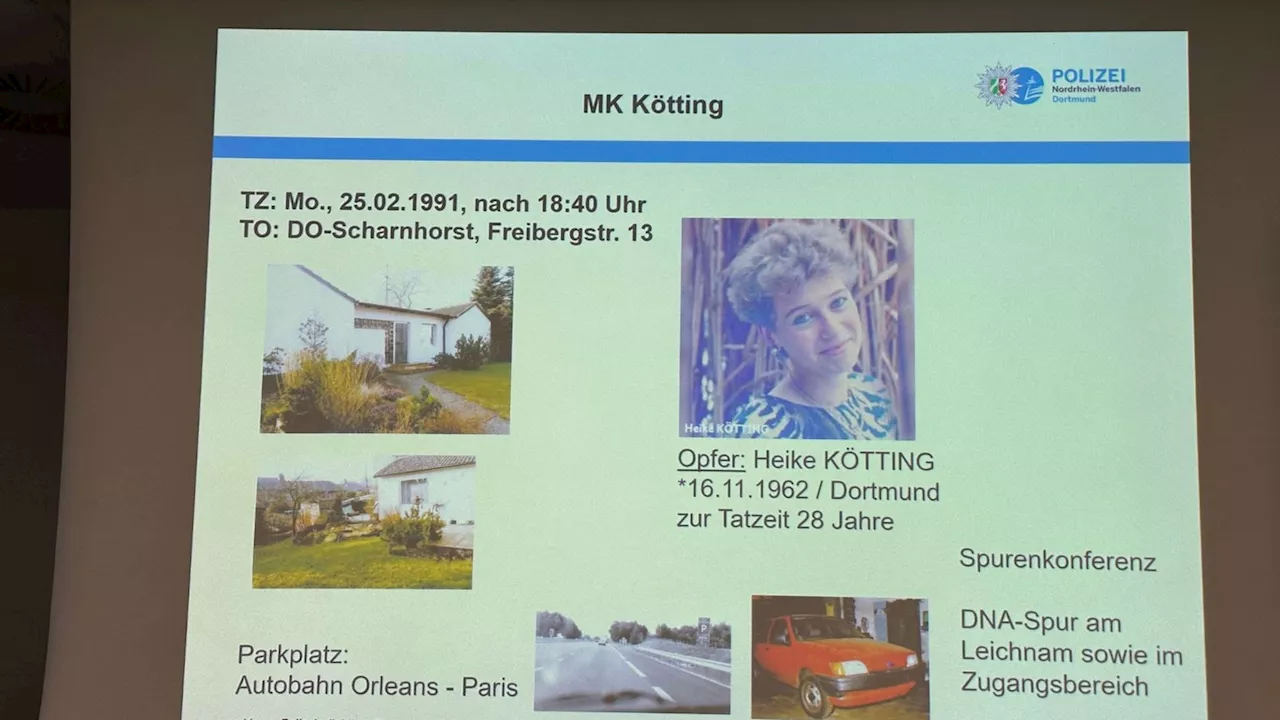 Cold Case Heike Kötting: Tatverdächtiger in Dortmund festgenommen